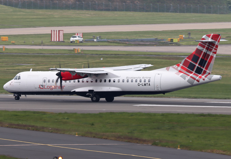 Photo of G-LMTA - Loganair ATR 72-600 at BHX on AeroXplorer Aviation Database