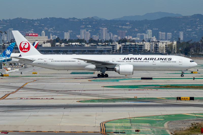 Photo of JA734J - Japan Airlines Boeing 777-300ER at LAX on AeroXplorer Aviation Database