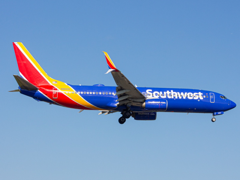 Photo of N8683D - Southwest Airlines Boeing 737-800 at TPA on AeroXplorer Aviation Database