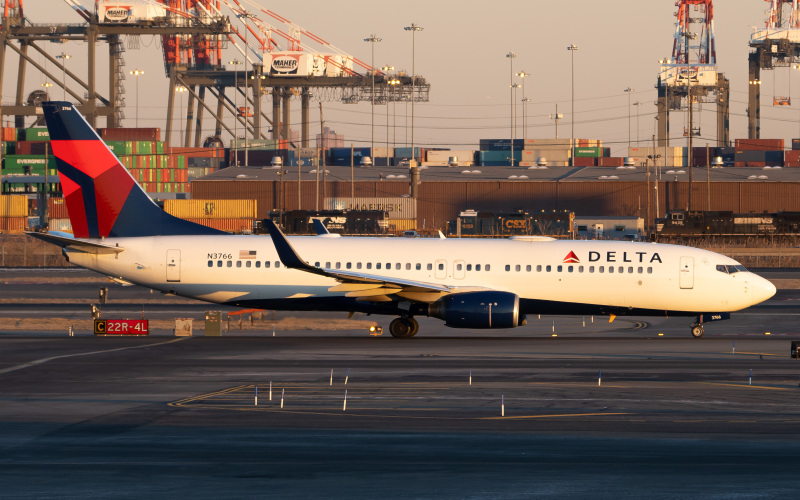 Photo of N3766 - Delta Airlines Boeing 737-800 at EWR on AeroXplorer Aviation Database