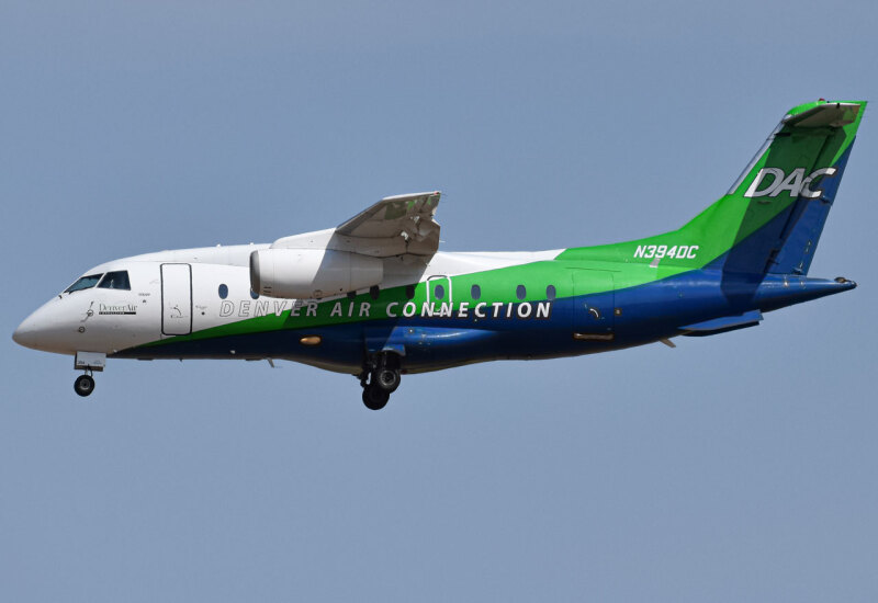 Photo of N394DC - Denver Air Connection Dornier 328JET at DEN on AeroXplorer Aviation Database