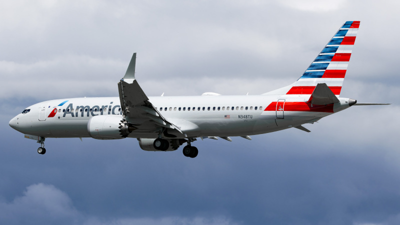 Photo of N348TU - American Airlines Boeing 737 MAX 8 at TPA on AeroXplorer Aviation Database