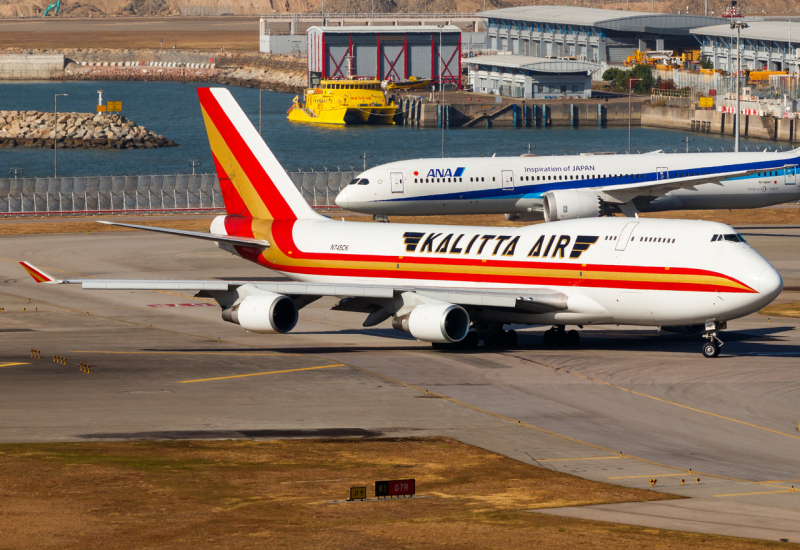 Photo of N745CK - Kalitta Air Boeing 747-400F at HKG on AeroXplorer Aviation Database