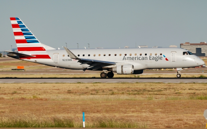 Photo of N233NN - American Eagle Embraer E175 at DFW on AeroXplorer Aviation Database