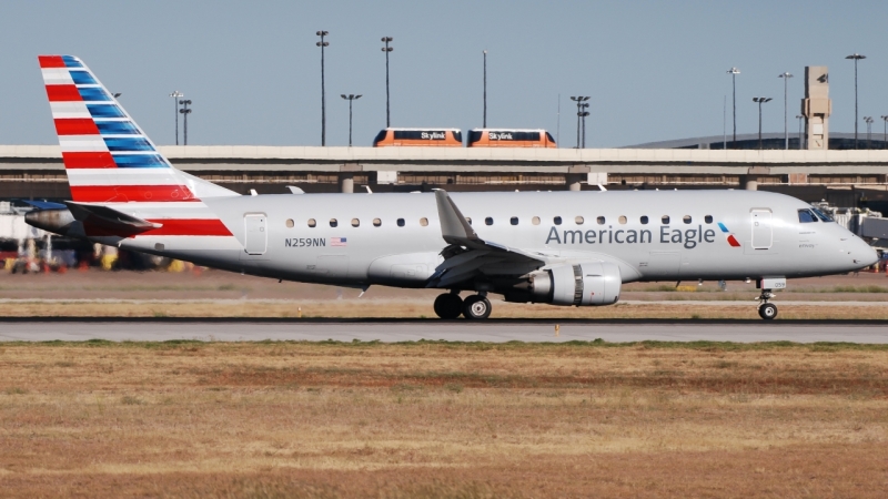 Photo of N259NN - American Eagle Embraer E175 at DFW on AeroXplorer Aviation Database