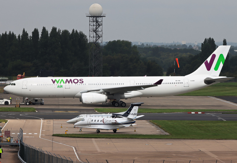 Photo of OE-IHK - Wamos Air Airbus A330-300 at BHX on AeroXplorer Aviation Database