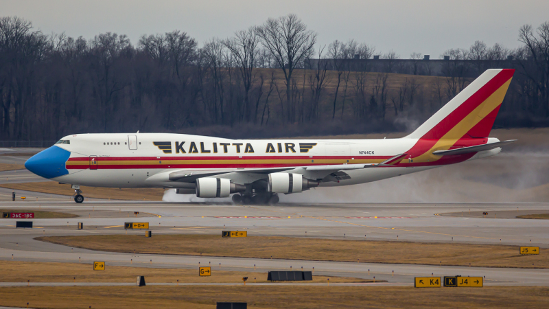 Photo of N744CK - Kallita Air Boeing 747-400 BCF at CVG on AeroXplorer Aviation Database