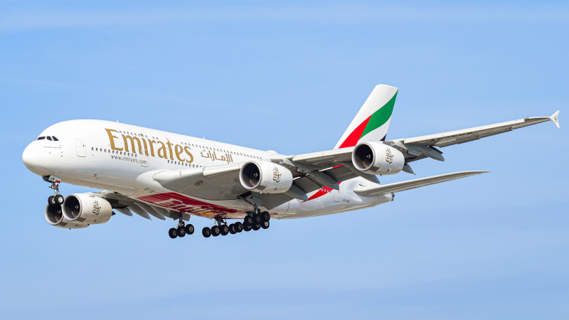 Photo of A6-EUW - Emirates Airbus A380-800 at YYZ on AeroXplorer Aviation Database
