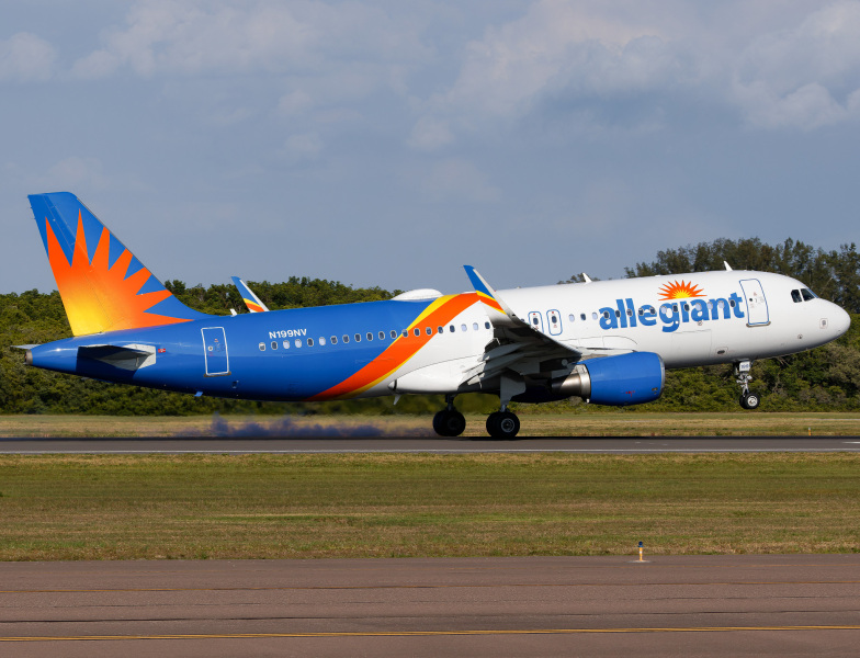 Photo of N199NV - Allegiant Air Airbus A320 at PIE on AeroXplorer Aviation Database