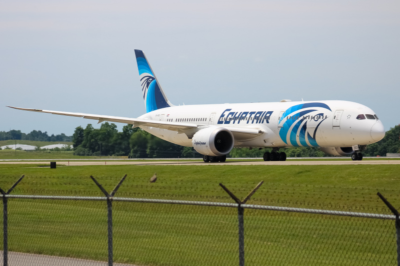 Photo of SU-GEU - EgyptAir Boeing 787-9 at CVG on AeroXplorer Aviation Database