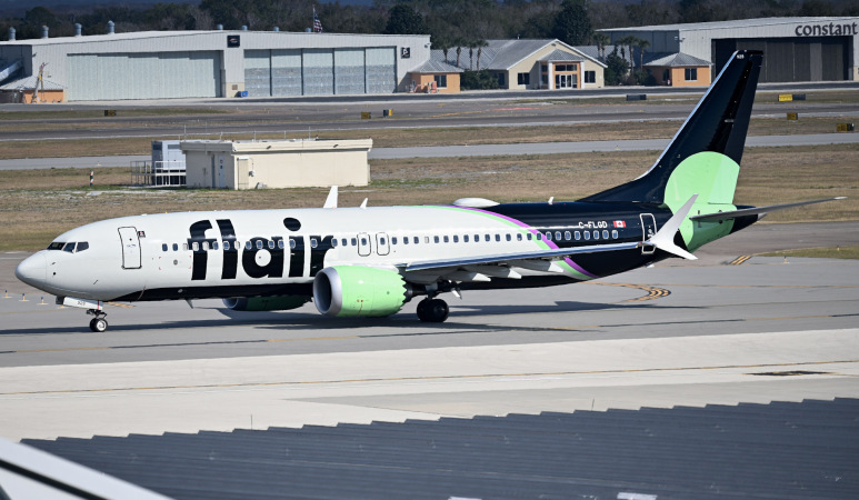 Photo of C-FLGD - Flair Airlines Boeing 737 MAX 8 at SFB on AeroXplorer Aviation Database