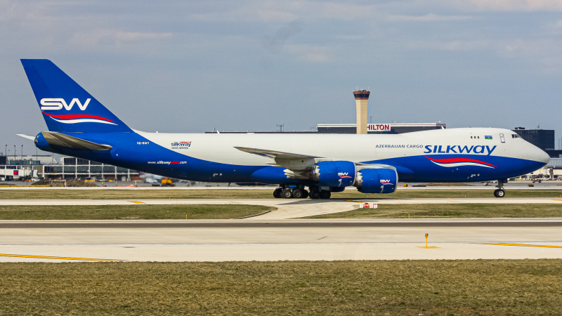Photo of VQ-BWY - Silk Way West Airlines Boeing 747-8F at ORD on AeroXplorer Aviation Database