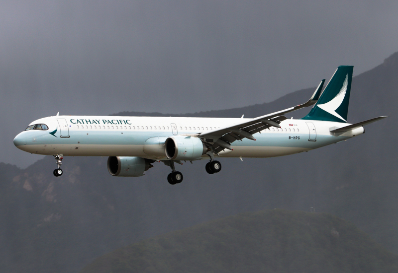 Photo of B-HPG - Cathay Pacific Airbus A321NEO at HKG on AeroXplorer Aviation Database
