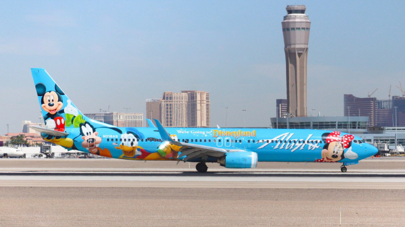 Photo of N318AS - Alaska Airlines Boeing 737-900 at LAS on AeroXplorer Aviation Database