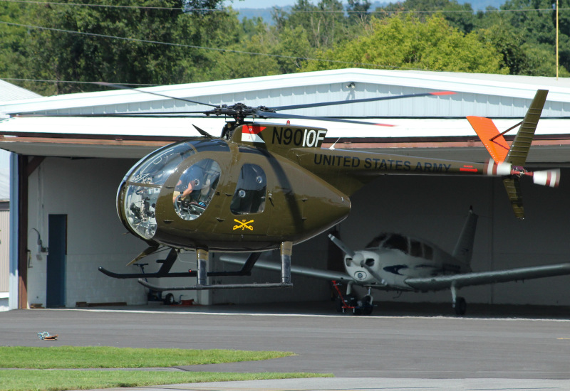 Photo of N9010F - United States Army Hughes OH-6 Cayuse at N94 on AeroXplorer Aviation Database