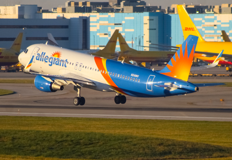 Photo of N249NV - Allegiant Air Airbus A320 at CVG on AeroXplorer Aviation Database