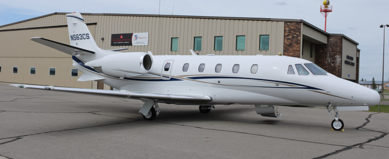 Photo of N563CS - Jet linx aviation  Cessna 560XLS Citation Excel at PKD on AeroXplorer Aviation Database