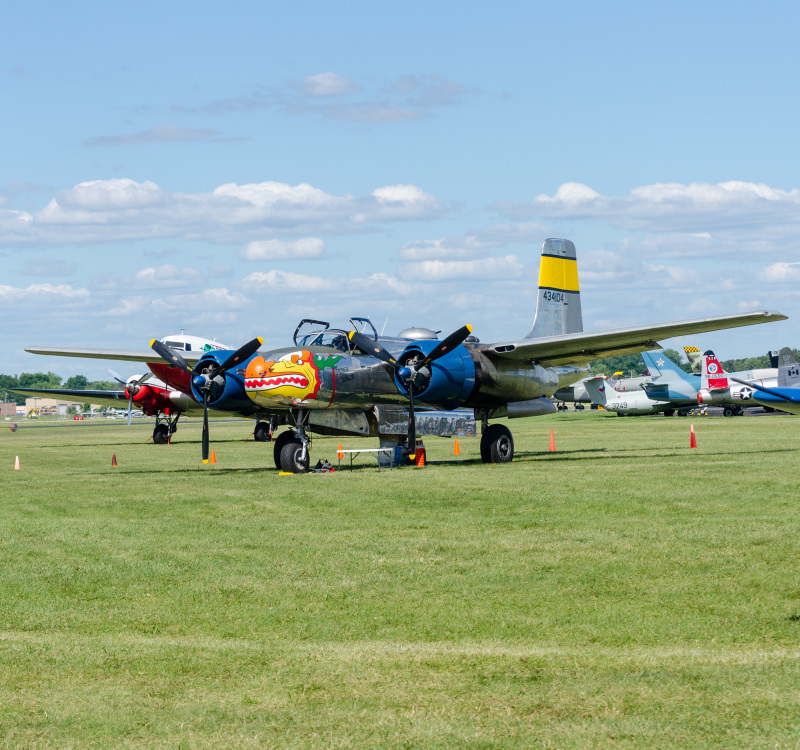 Photo of N99420 - PRIVATE  North American B-25 Mitchell at OSH on AeroXplorer Aviation Database