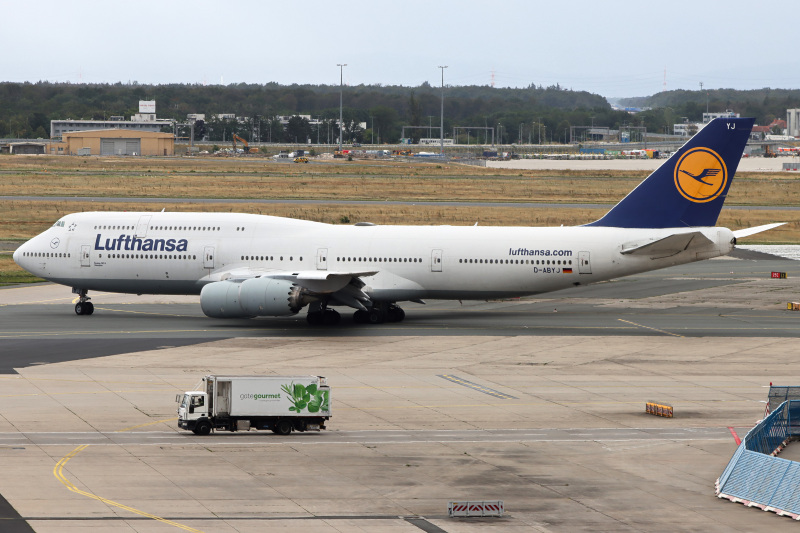 Photo of D-ABYJ - Lufthansa  Boeing 747-8i at FRA on AeroXplorer Aviation Database