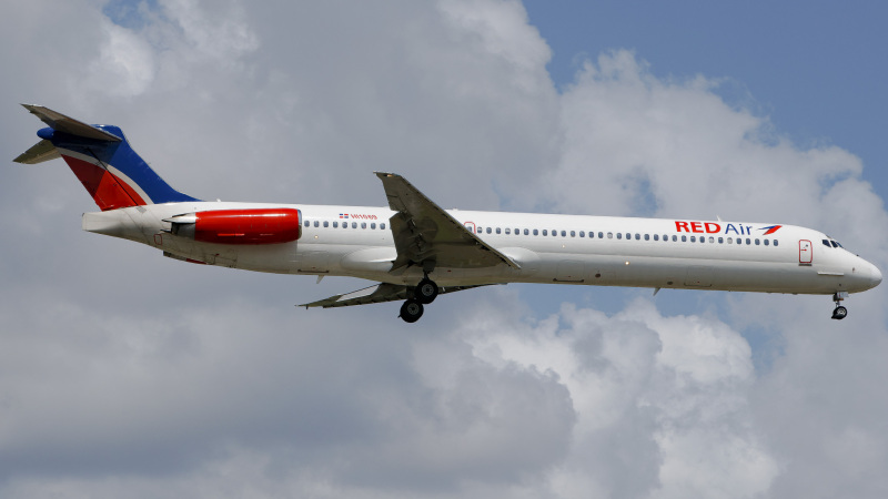 Photo of HI1069 - Red Air McDonnell Douglas MD-82 at TPA on AeroXplorer Aviation Database