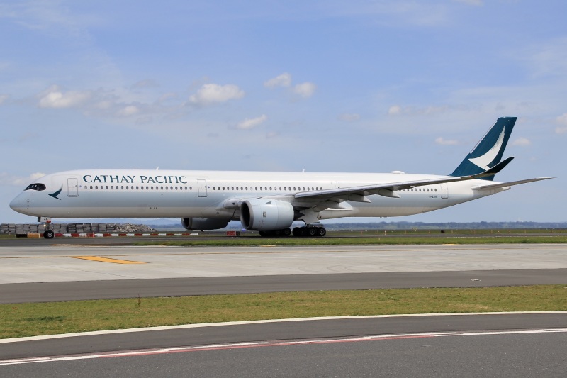 Photo of B-LXK - Cathay Pacific Airbus A350-1000 at AKL on AeroXplorer Aviation Database