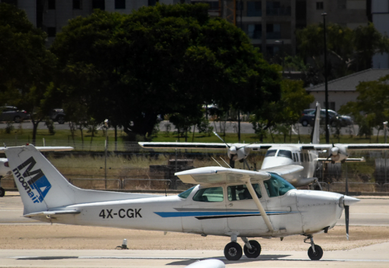 Photo of 4X-CGK - moonair Cessna 172 at TLV on AeroXplorer Aviation Database