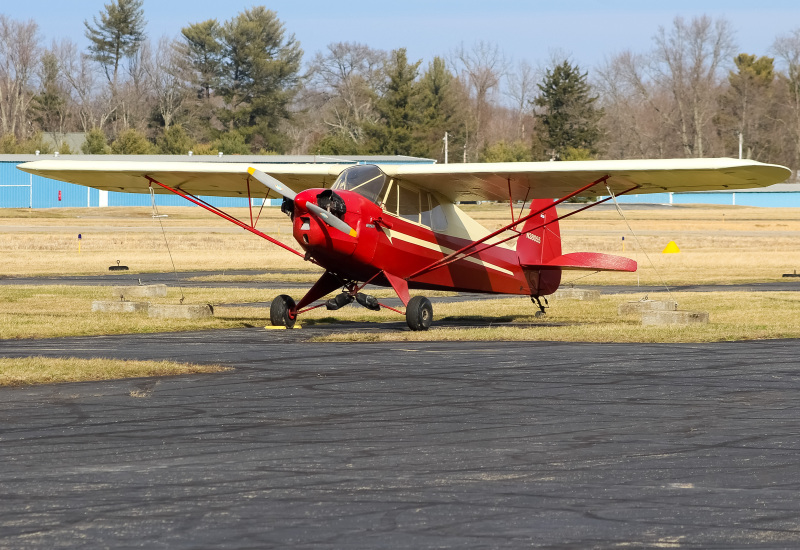 Photo of N38055 - PRIVATE  Piper J-5A Cub at I69 on AeroXplorer Aviation Database