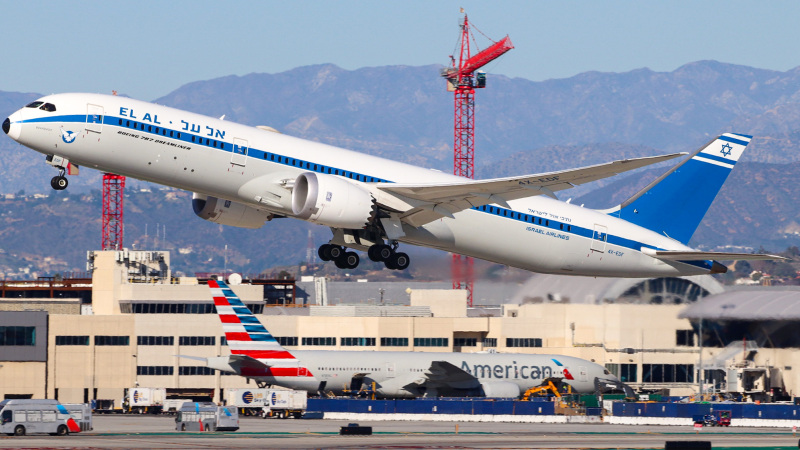 Photo of 4X-EDF - EL AL Boeing 787-9 at LAX on AeroXplorer Aviation Database