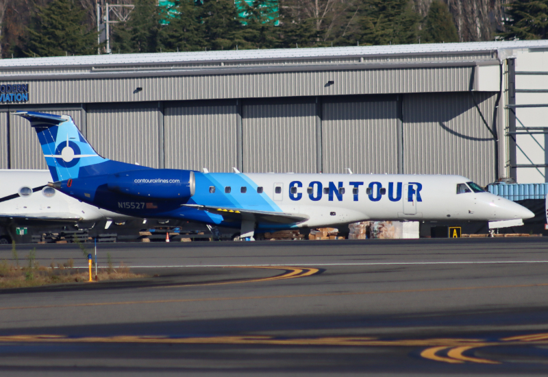 Photo of N15527 - contour airlines Embraer ERJ135 at BFI on AeroXplorer Aviation Database