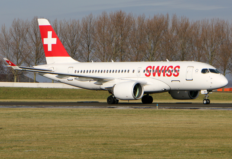 Photo of HB-JBC - Swiss International Air Lines Airbus A220-100 at AMS  on AeroXplorer Aviation Database
