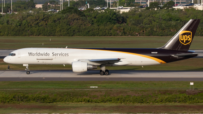 Photo of N405UP  - UPS Boeing 757-200F at TPA on AeroXplorer Aviation Database