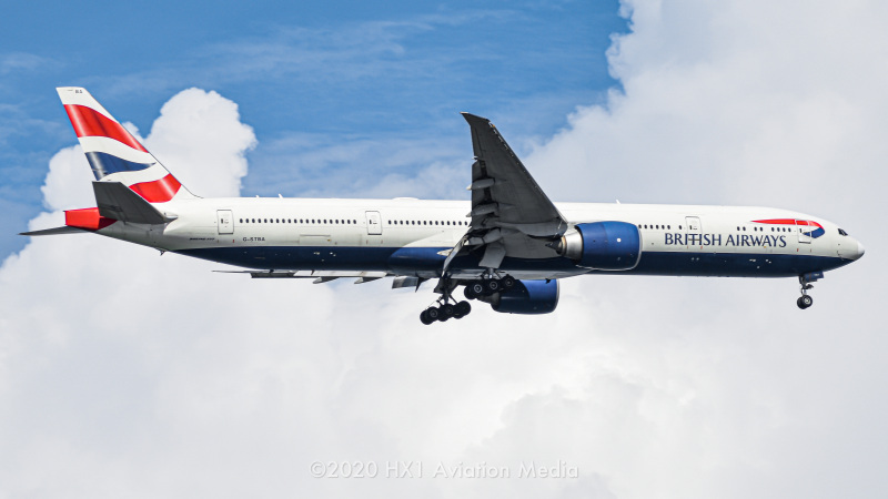 Photo of G-STBA - British Airways Boeing 777-300ER at SIN on AeroXplorer Aviation Database