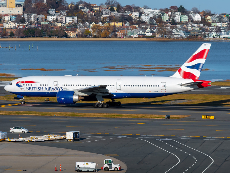 Photo of G-VIIC - British Airways Boeing 777-200ER at BOS on AeroXplorer Aviation Database