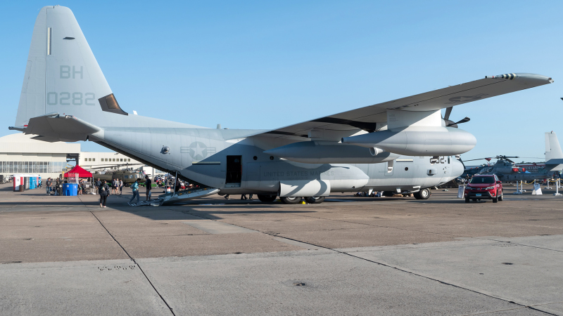 Photo of 170282 - USMC - United States Marine Corp Lockheed KC-130H Hercules at NKT on AeroXplorer Aviation Database