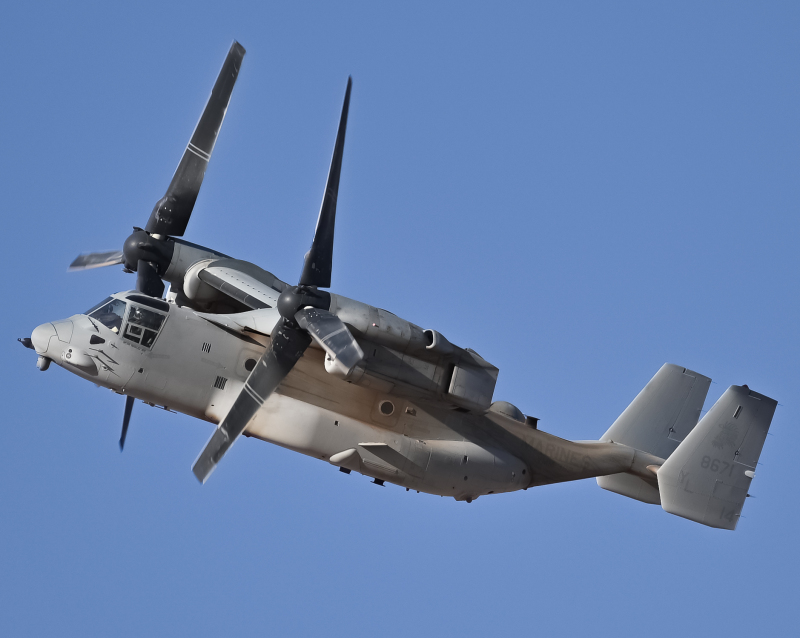 Photo of 168671 - USMC - United States Marine Corp Bell Boeing V-22 Osprey at NJK on AeroXplorer Aviation Database