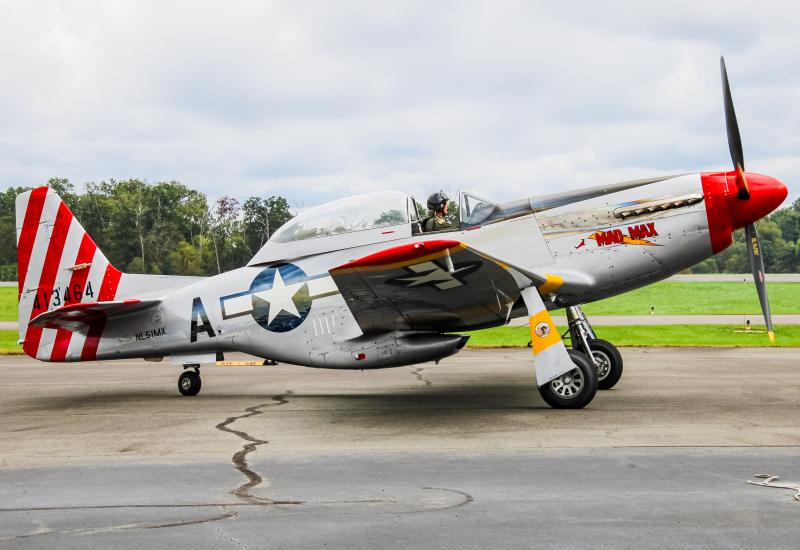 Photo of NL51MX - PRIVATE North American P-51 Mustang at CJR on AeroXplorer Aviation Database