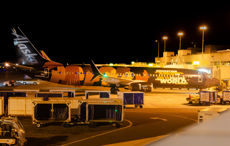 Photo of N492AS - Alaska Airlines Boeing 737-900ER at HNL on AeroXplorer Aviation Database