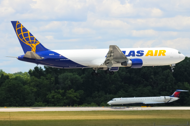 Photo of N1511A - Atlas Air Boeing 767-300F at CVG on AeroXplorer Aviation Database