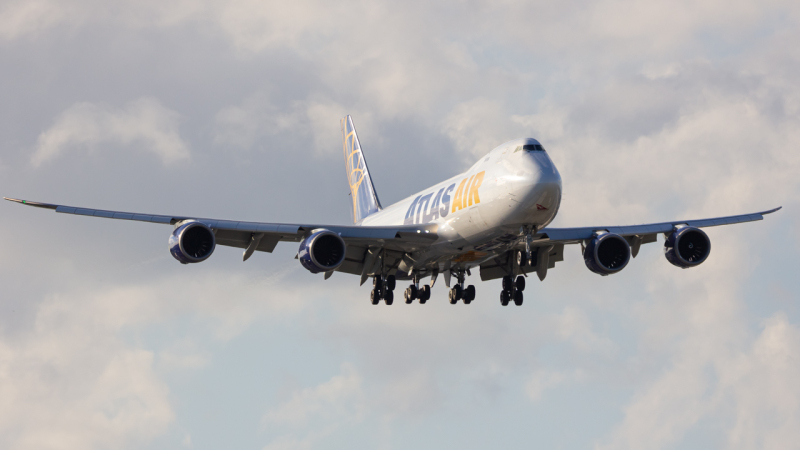 Photo of N856GT - Atlas Air Boeing 747-8F at MIA on AeroXplorer Aviation Database