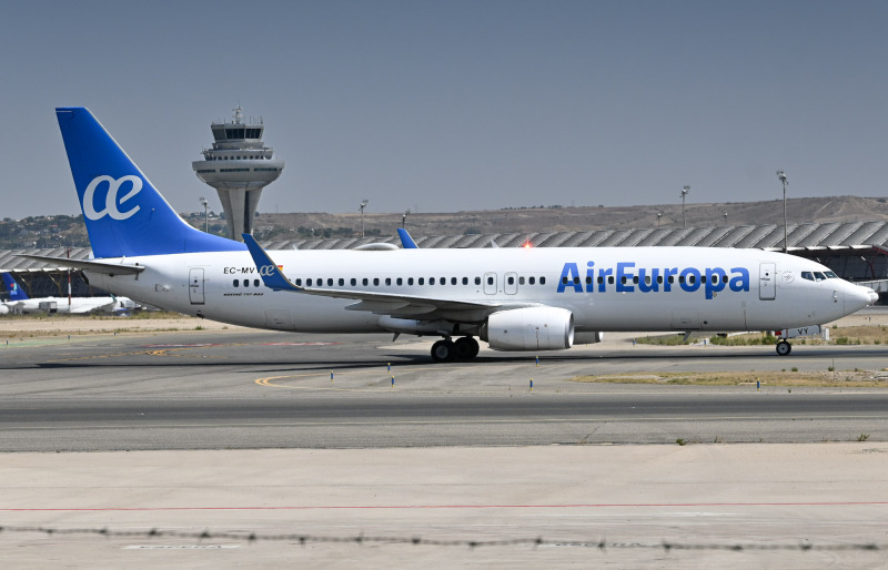 Photo of EC-MVY - Air Europa Boeing 737-800 at MAD on AeroXplorer Aviation Database