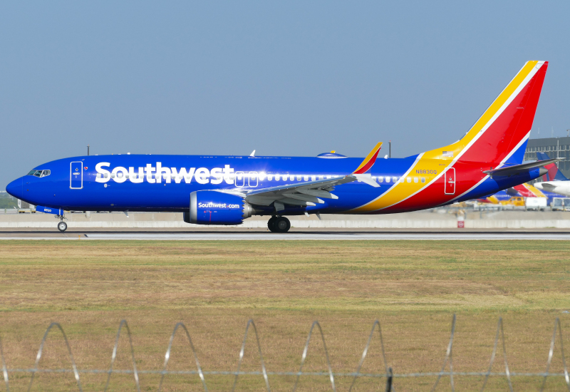 Photo of N8830Q - Southwest Airlines Boeing 737 MAX 8 at AUS on AeroXplorer Aviation Database