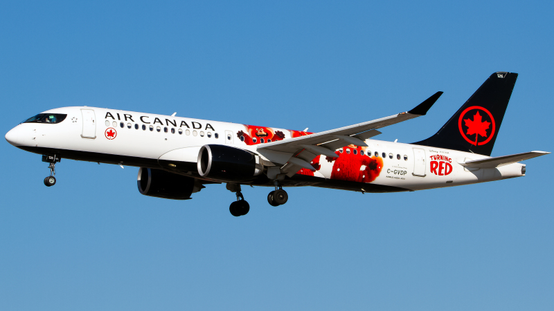 Photo of C-GVDP - Air Canada Airbus A220-300 at LAX on AeroXplorer Aviation Database