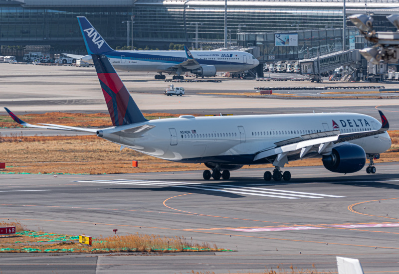 Photo of N514DN - Delta Airlines Airbus A350-900 at HND on AeroXplorer Aviation Database