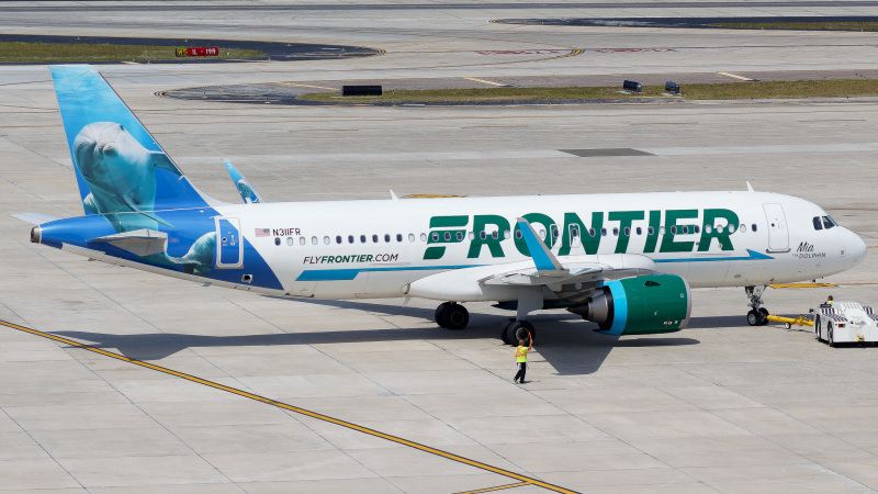 Photo of N311FR - Frontier Airlines Airbus A320NEO at TPA on AeroXplorer Aviation Database