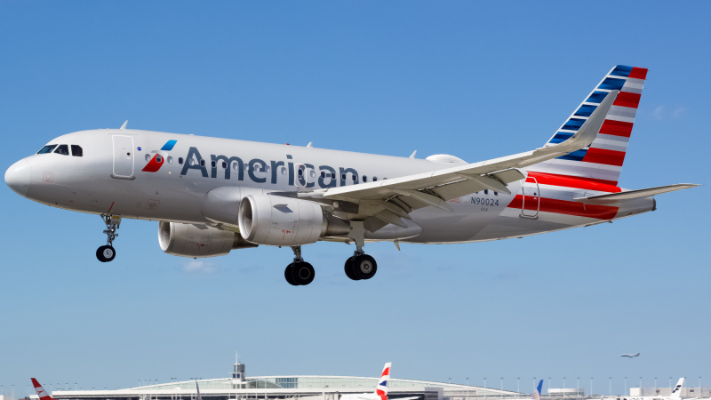 Photo of N90024 - American Airlines Airbus A319 at ORD on AeroXplorer Aviation Database