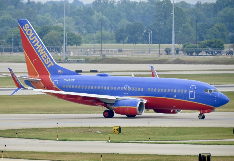Photo of N265WN - Southwest Airlines Boeing 737-700 at IND on AeroXplorer Aviation Database