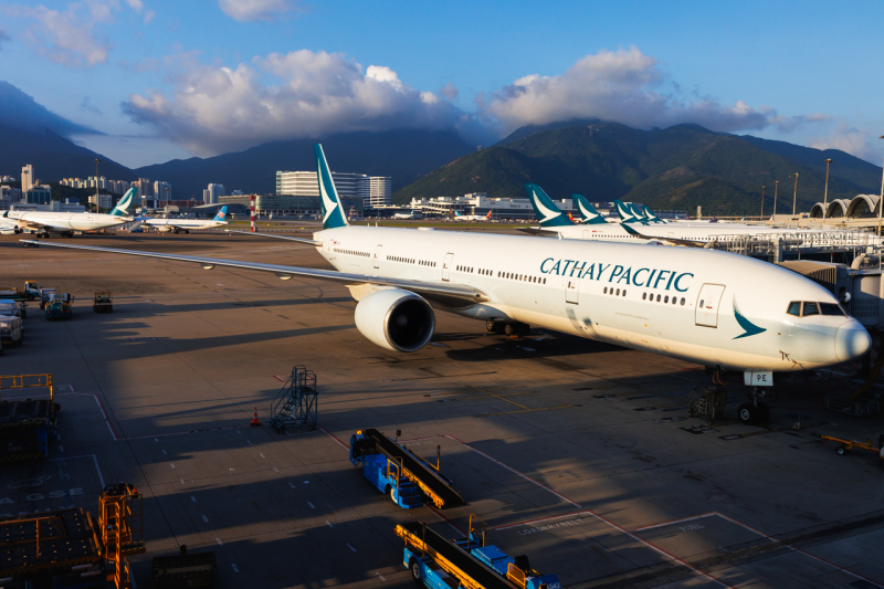 Photo of B-KPE - Cathay Pacific Boeing 777-300ER at HKG on AeroXplorer Aviation Database