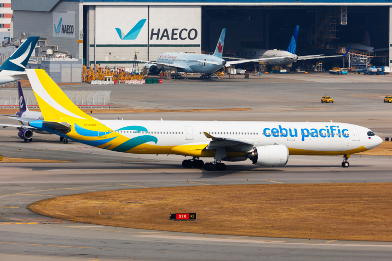 Photo of RP-C3902 - Cebu Pacific Airbus A330-900 at HKG on AeroXplorer Aviation Database