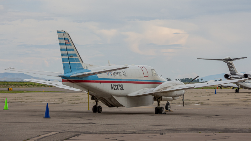Photo of N237SL - Alpine Aviation Beech C-99 at ALS on AeroXplorer Aviation Database