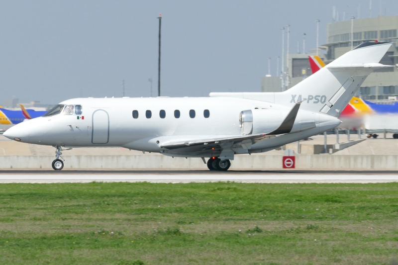 Photo of XA-PSO - PRIVATE British Aerospace BAe-125 at AUS on AeroXplorer Aviation Database
